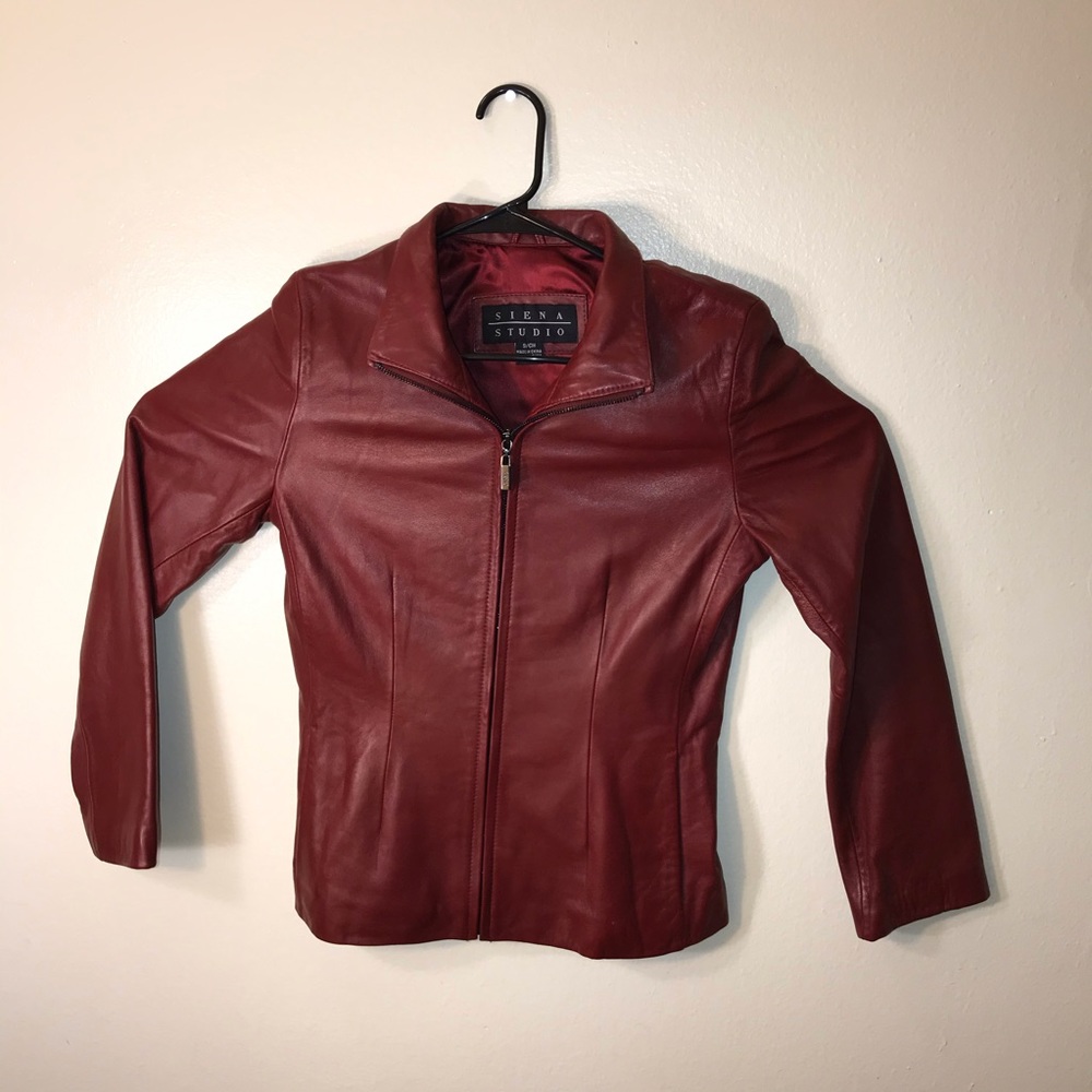 Siena Studio Women's Genuine Leather Jacket S